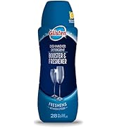 Glisten Dishwasher Detergent Booster and Freshener, Helps Eliminate Odors, Spots, and Stains, Lem...