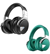 Silensys E7 Active Noise Cancelling Headphones Bluetooth Headphones with Microphone Deep Bass Wir...