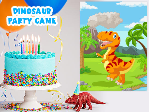 Pin The Tail on The Dinosaur