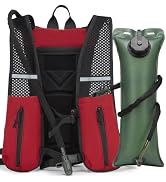 HPDF Running Hydration Vest Backpack Lightweight 3L Water Bladder Bag Daypack for Hiking Cycling ...