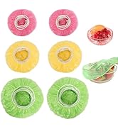 Homelove 60pcs Fresh Keeping Bags Canning Lids, Food Covers,Reusable Elastic Food Storage Covers,...