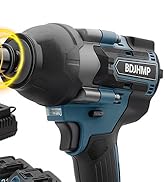 Cordless Impact Wrench 1/2 Inch, 1500 N.m/1106ft-lbs Brushless Impact Gun Compatible with Makita ...