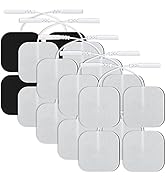 TENS Unit Replacement Pads, Self-Adhesive Electrode 20PCS, 2"x2" Electrode Pads for Muscle Stimul...