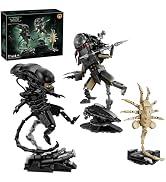 Xenomorph Alien Building Set Compatible with Lego, 936PCS Poseable Sci-Fi Monster Action Figure K...