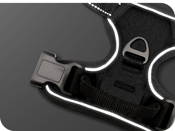 airtag dog harness integrated waterproof apple air tag holder dogs vest harnesses no-pull harness l