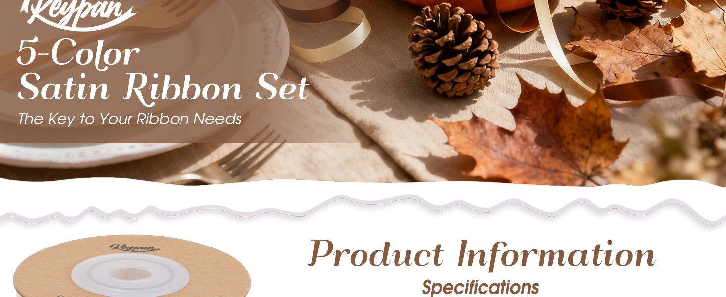 christmas ribbon brown