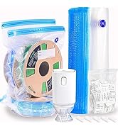 OVV3D Filament Storage Bags Kit 66pcs, 3D Printer Filament Storage 30 Bags Vacuum Sealed Kit with...