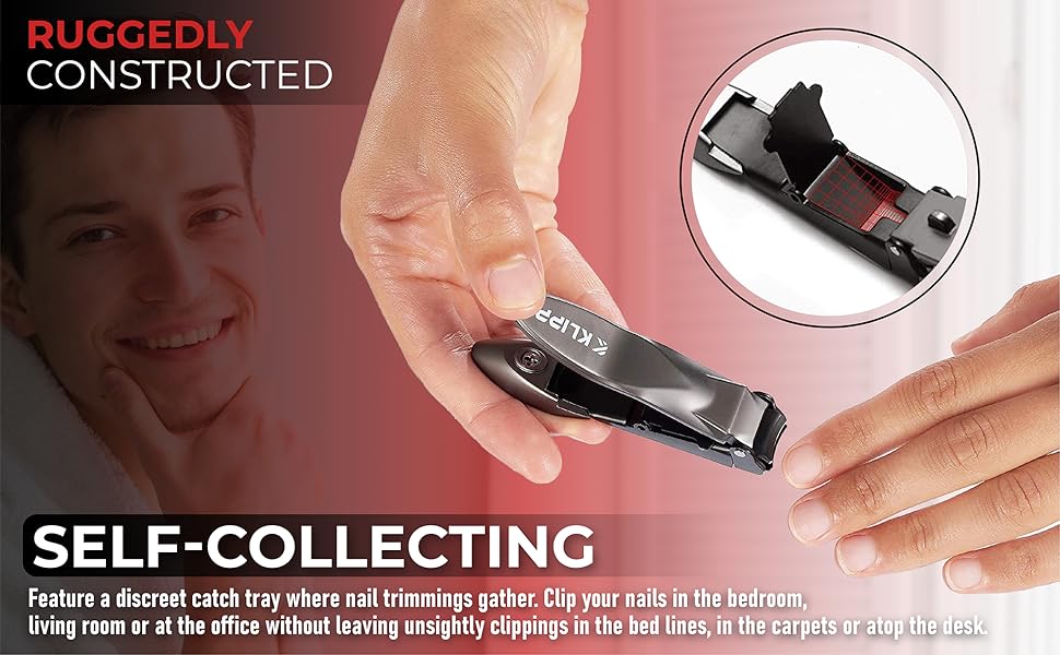 Mess free nail clippers