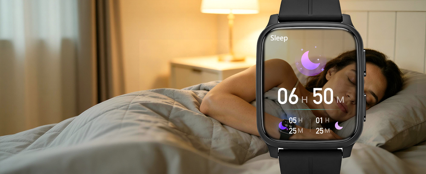 fitness watch with sleep tracker
