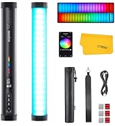 Godox TL30 Tube Light, Magnetic RGB Led Video Light Wand Stick, CRI 97+ TLCI 99+, 2700K~6500K, Di...