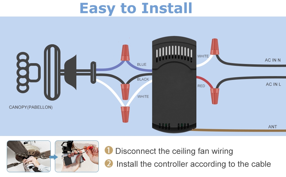 Universal Fan Remote Control Kit