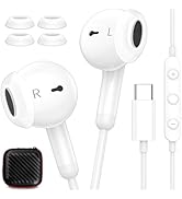 USB C Headphones Wired Earbuds for iPhone 17 Pro Max 16 15 16e 17e,in-Ear Noise Isolation Earphon...