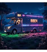 16.4FT RV Awning Lights with App / Remote Control, 12V Camper LED Light Strip with Music Sync, IP...