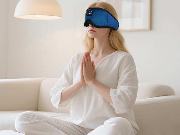 or bluetooth sleep headphones, it creates a peaceful, immersive sleep environment without