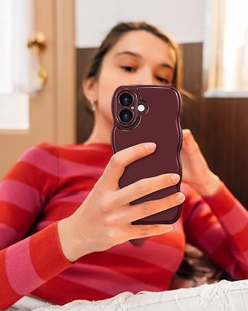wine red phone case
