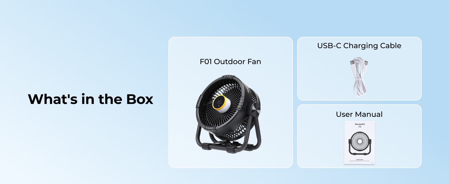 Complete Outdoor Fan Set