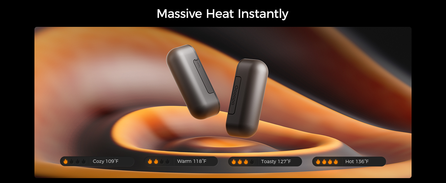 massive heat instantly