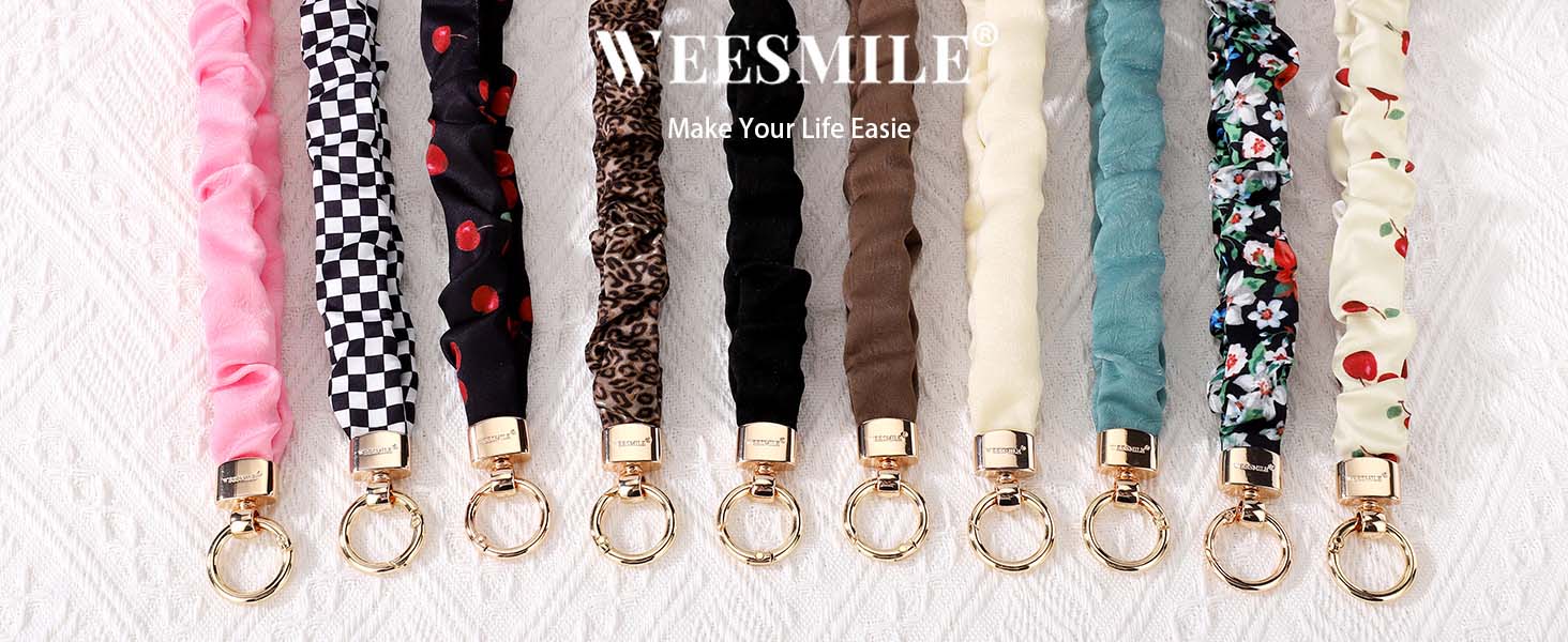 scrunchie lanyards for id badges