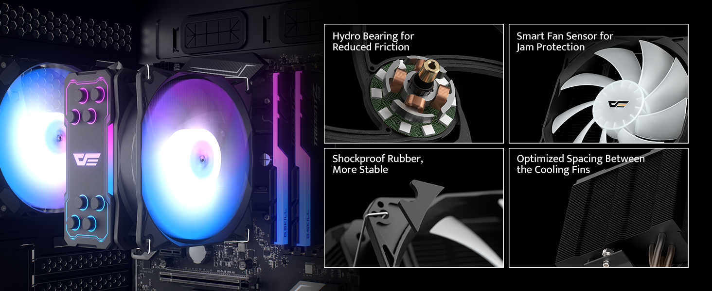 CPU COOLER Z4 PRO MIST detail