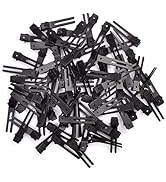 choicbaby 120pcs Double Prong Curl Clips, 1.8' Stainless Steel Hair Clips for Hair Bow, Great Pin...