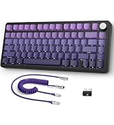 ATTACK SHARK X85 Wireless Mechanical Gaming Keyboard with Knob Hot Swappable BT5.1/2.4Ghz/USB-C S...