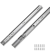 LONTAN 6 Pairs 18 Inch Soft Close Drawer Slides, 18 inch Heavy Duty Drawer Slides Full Extension ...