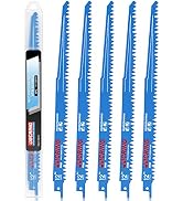 Wood Pruning Reciprocating Saw Blades 12 Inch Pruning Blades for Reciprocating Saw Sawzall Blades...