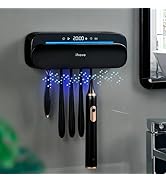 iHave Toothbrush Sanitizer Holder with 360° Disinfection, Mold &amp; Odor Removal | Auto-Cycle UVC, 1...