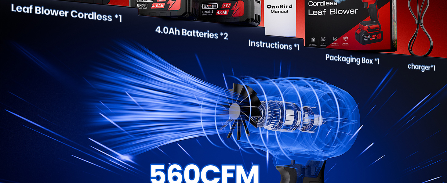 LEAF BLOWER CORDLESS