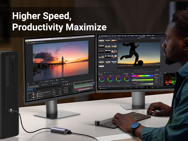 UGREEN USB to Ethernet Adapter USB 3.0 to 10 100 1000 Mbps Gigabit