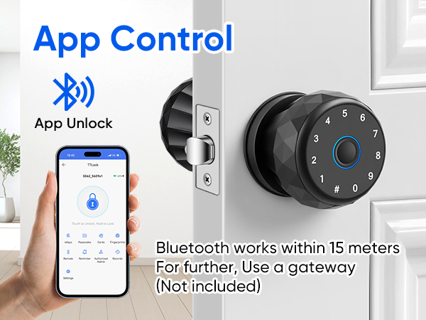 Smart Door Knob Fingerprint Door Lock