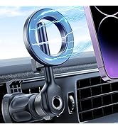 Miracase for MagSafe Car Mount [16 Strongest Magnets] Air Vent Magnetic Phone Holder for Car, [Ea...