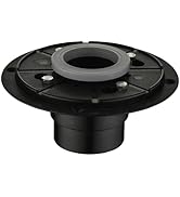 Shower Drain Accessories Floor Drain Base Flange with Rubber Coupler ABS and PVC Material for Lin...
