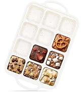 Vinino Silicone Brownie Pan With Dividers, 1 Pack Mini Loaf Pan for Baking Individual, Nonstick 1...