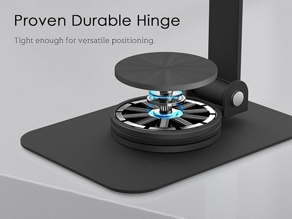 Proven Durable Hinges Tight enough for multiple positioning