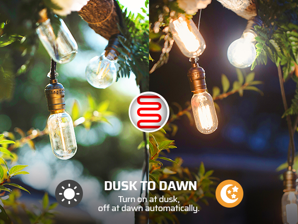 Outdoor Light Timer with Dusk to Dawn