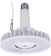 dephen 120W UFO LED Light Bulb with E39 Mogul Base Extender, 5700K High Bay Corn Light Compatible...