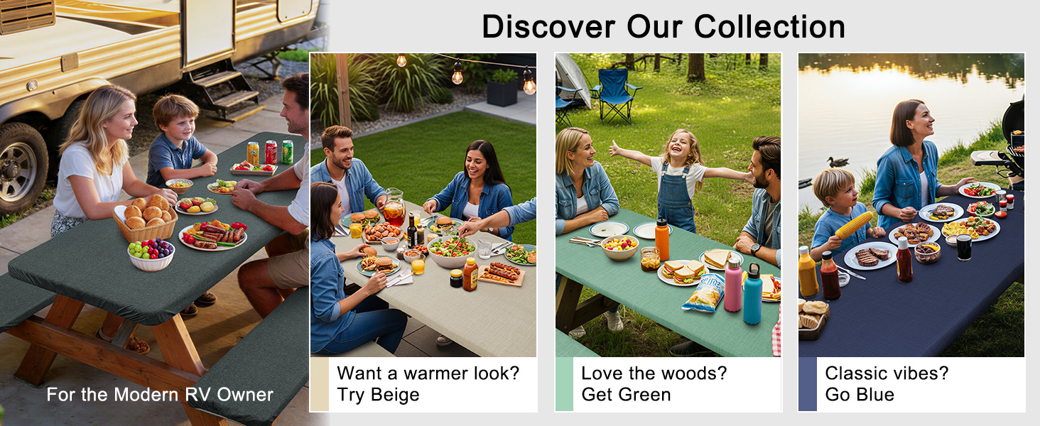 Picnic Table Cover with Bench Covers