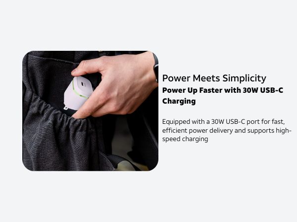 quick-charge USB-C outlet mini charger efficient voltage gear compact slip-in design pocketable