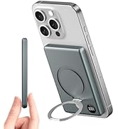 Anyzoo for MagSafe Battery Pack 10000mAh, 20W Ultra Slim Portable Phone Charger with LED Display,...