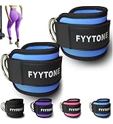 Ankle Strap(Pair) for Cable Machine, Ankle Cuff for Kickbacks, Leg Extensions, Lower Body Exercis...