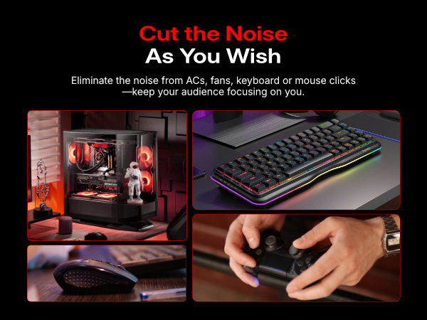 wireless dynamic gaming microphone for pc