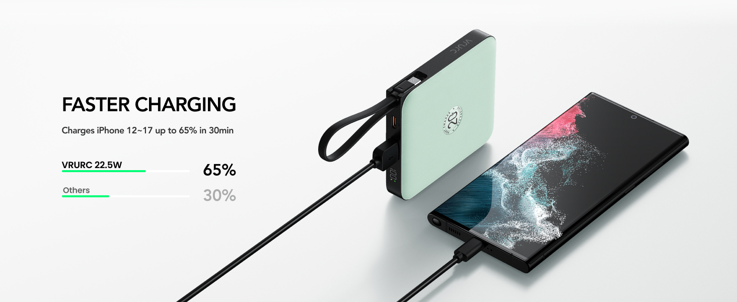 iphone portable charger fast charging