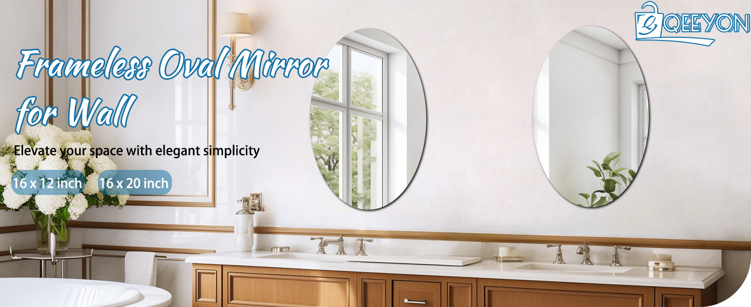 Oval Mirror for Wall Decor