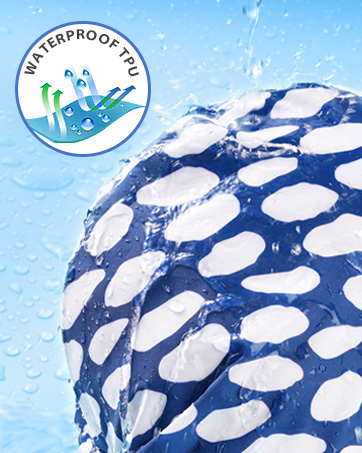 Shower Cap for Women Reusable Waterproof