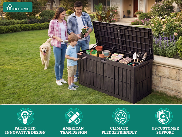 110 gallon deck box