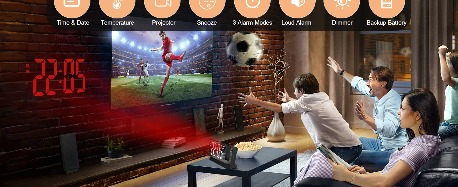 Projection Alarm Clock