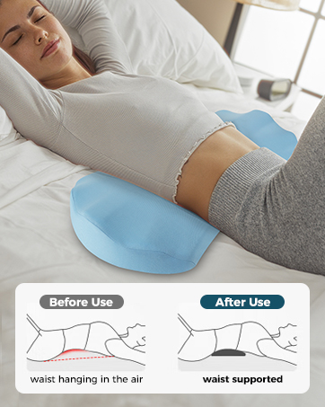 Lumbar Support Pillow for Bed