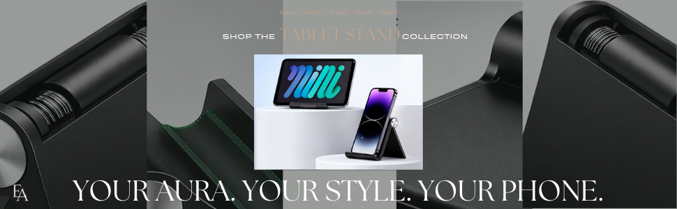 Views of the tablet stand