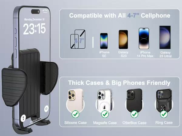 stroller phone holder